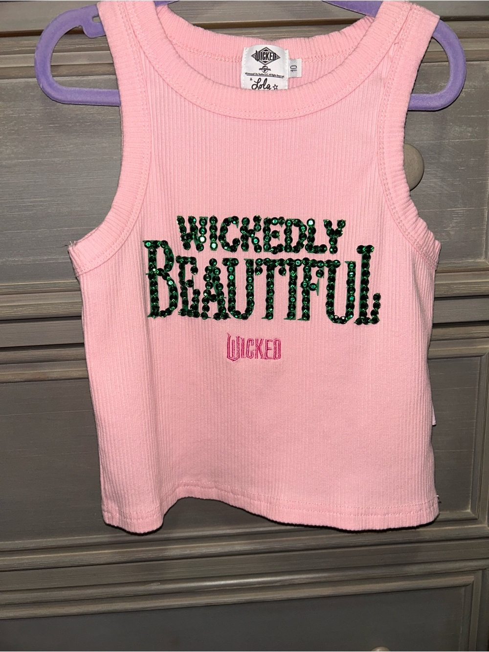 Lola + Boys Wickedly Beautiful Pink Tank Top. Sz 10.